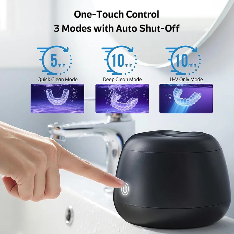 Dental Guard Night - Neue Ultraschall-Reinigungsmaschine für Zahnspangen 48kHz 200ML