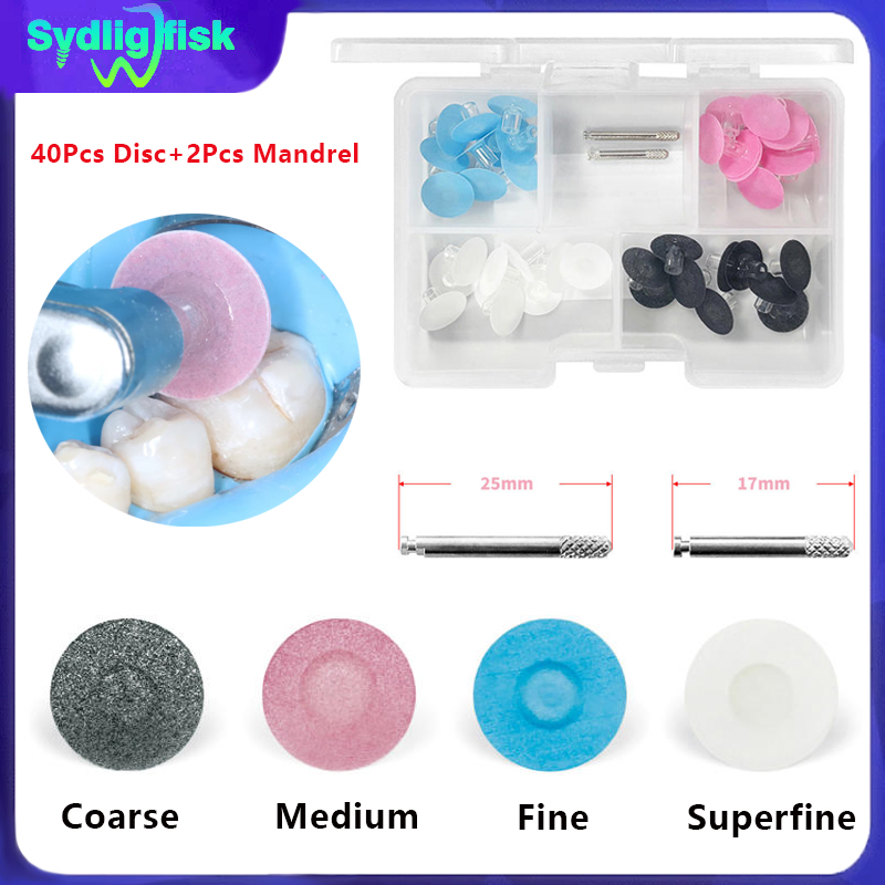Teeth Whitening Uk - 40 Stück Dental-Polierscheiben für Kompositharz, Finishing-Polierscheiben