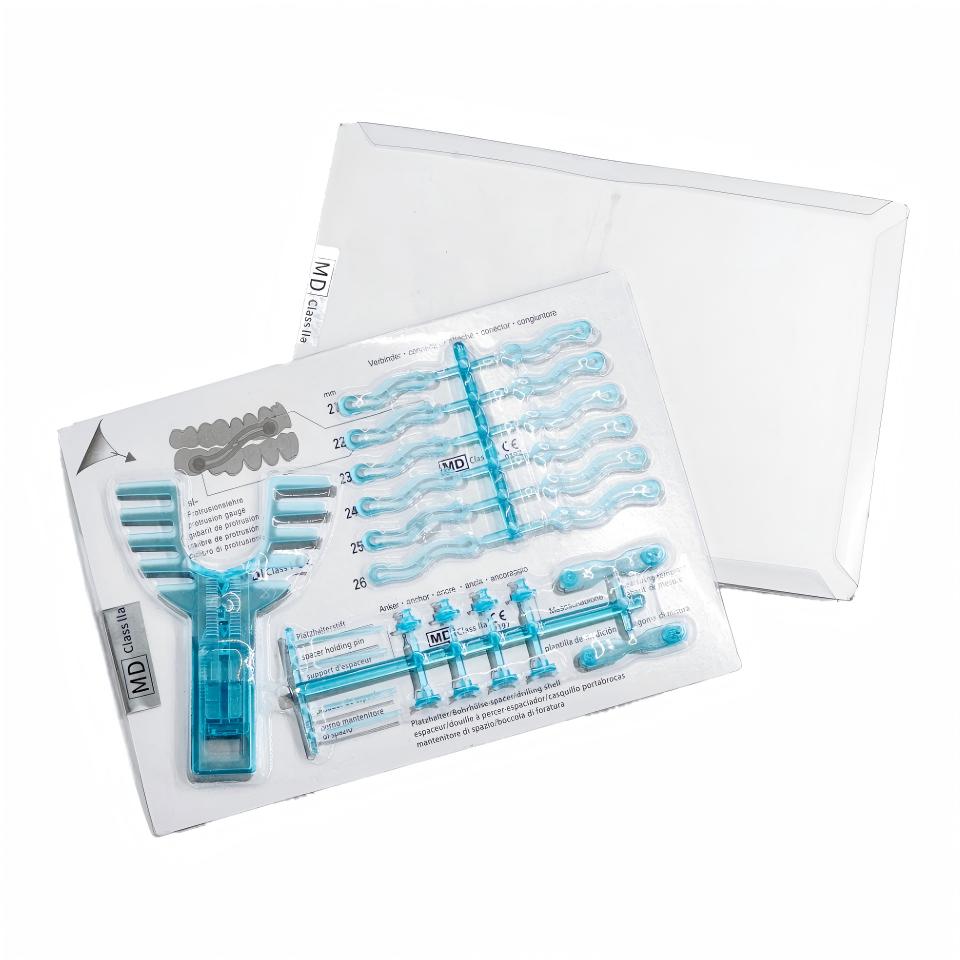 Dental Guard Night - Anti-Schnarch-Orthodontie-Gerät Mundstück Schlafapnoe-Nachtschutz Positionierungssystem Verbindungsset Zahnklinikbedarf