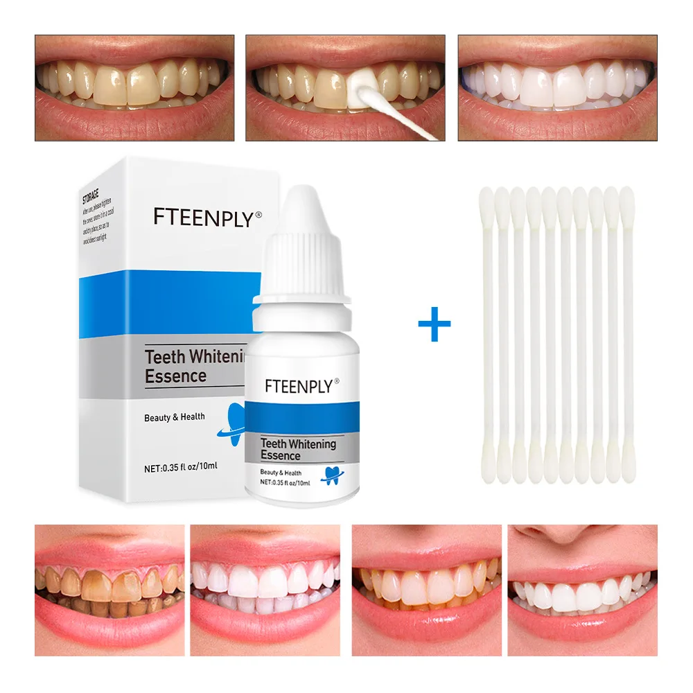 Teeth Whitening Ingredients - FTEENPLY Zahnaufhellung Essenz Pulver Mundhygiene Reinigungsserum
