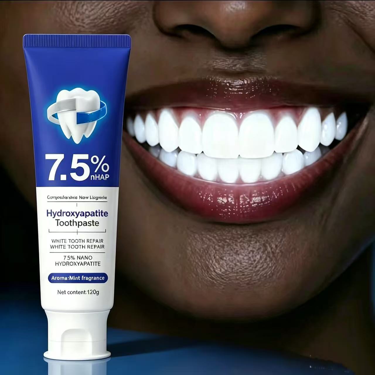 Teeth Whitening Toothpaste - 7,5% Nano-Hydroxyapatit Zahnpasta zur Entfernung von