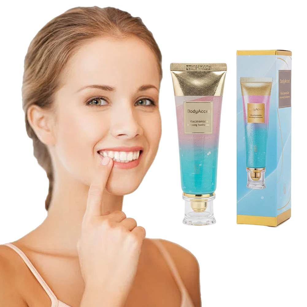 Teeth Whitening Toothpaste - 100G Niacinamid Zahnaufhellende Zahnpasta Brillantes Lächeln