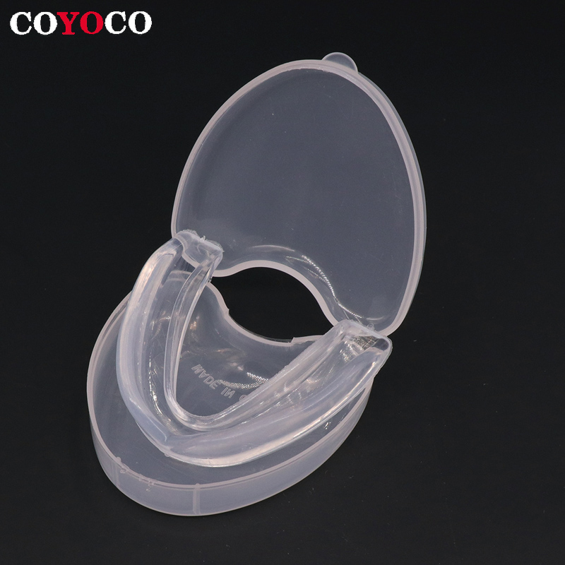 Teeth Whitening Retainer - COYOCO Sportzahn-Silikon-Mundschutz, Boxschutz, verschleißfest, frei formend,