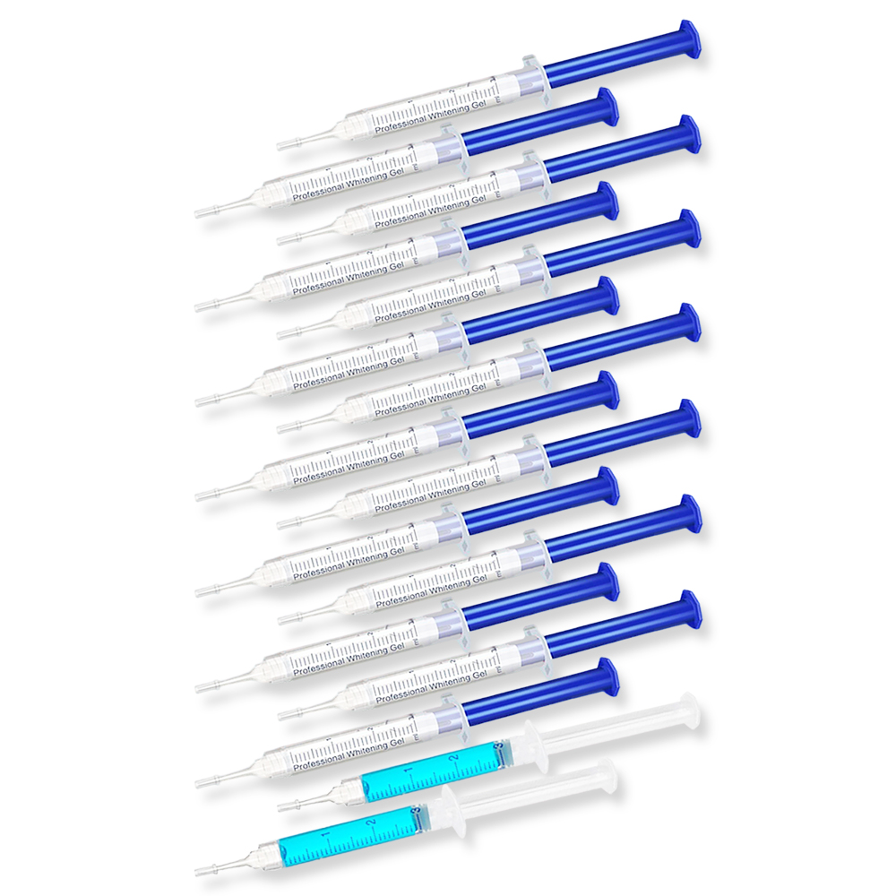 Teeth Whitening Hydrogen Peroxide - Zahnaufhellungs-Gel mit Minzgeschmack, sanftes Aufhellungsgel, einfach