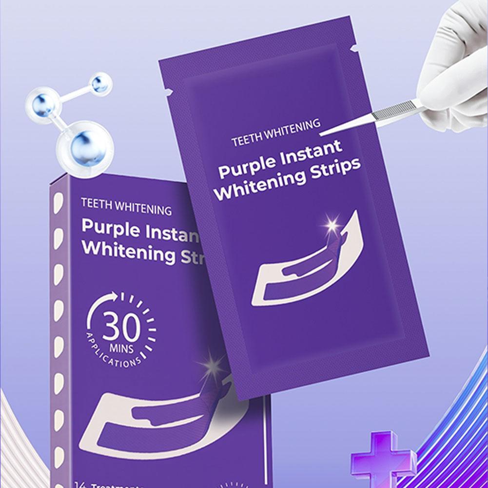 Teeth Whitening Retainer - V34 Zahnaufhellungsstreifen - Zahnschmelz-Schonende & Sensibilitätsfreie