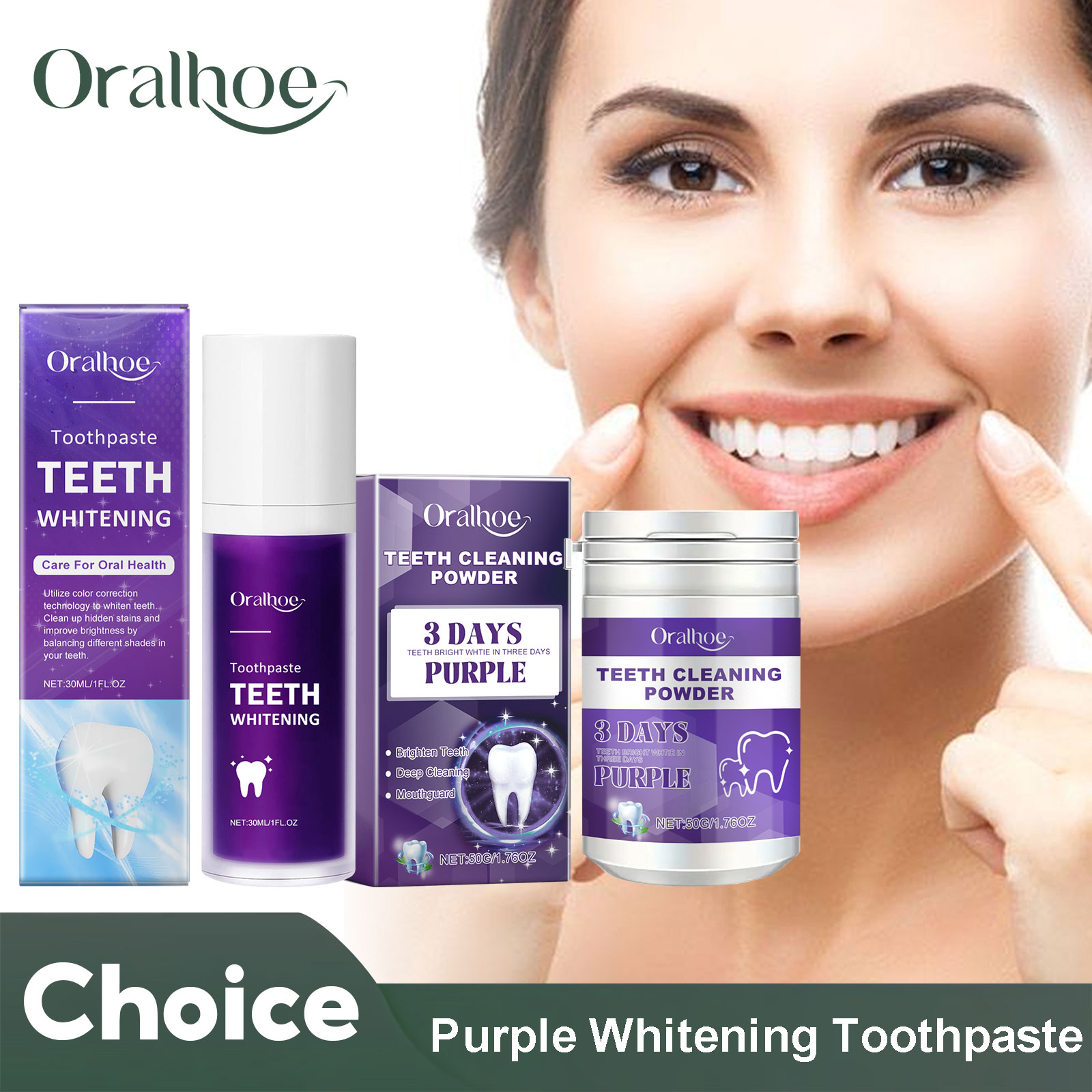 Lila Korrektor Zahnaufhellung  – Teeth Whitening Ingredients Bewertung und Preis