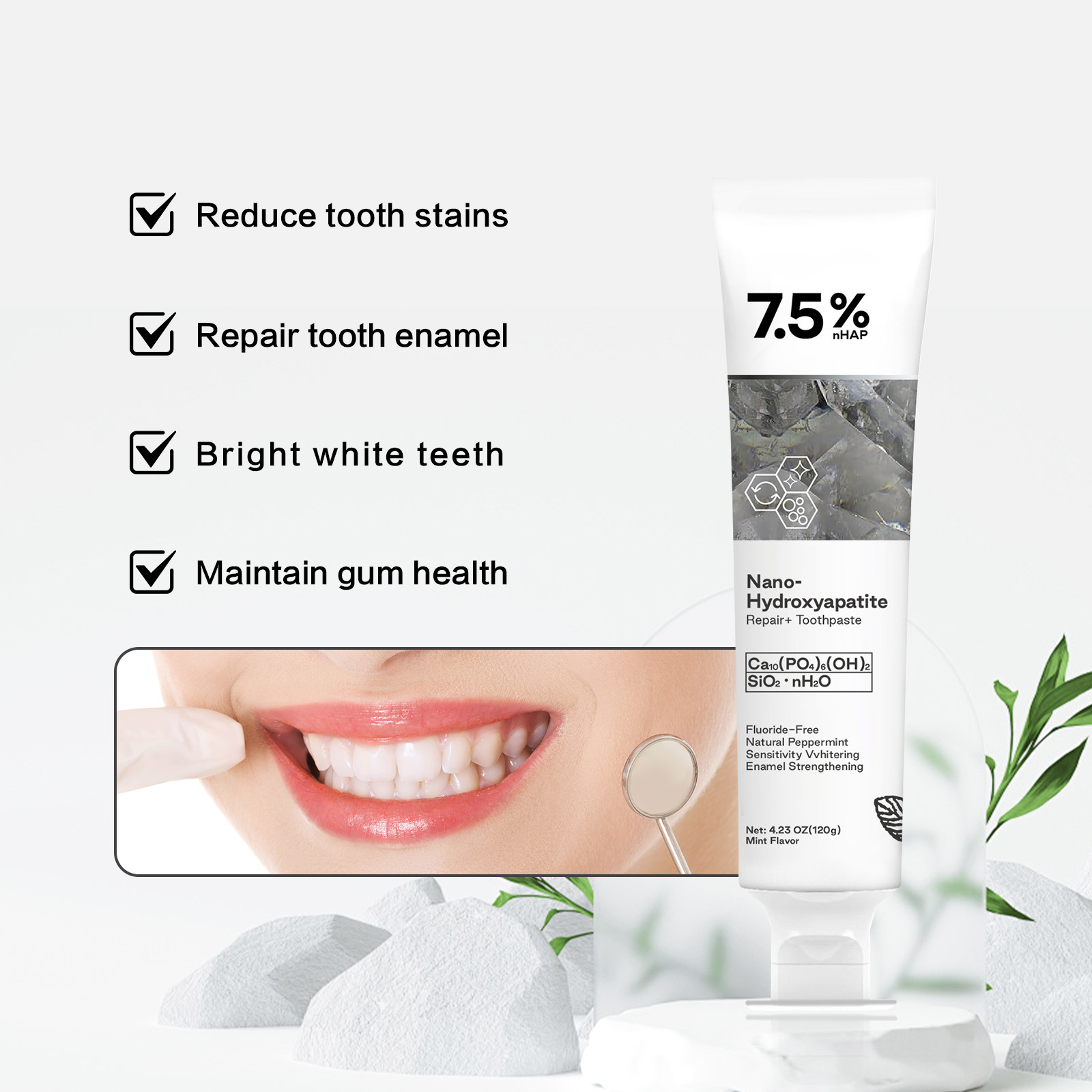 Nano-Hydroxyapatit Zahnpasta z – Teeth Whitening Toothpaste Bewertung und Preis