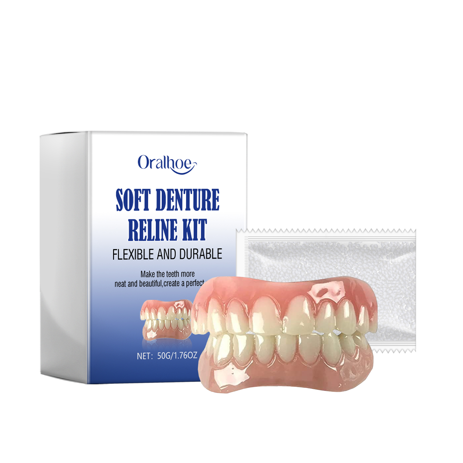 Weiches Prothesen-Relaine-Set, – Teeth Whitening With Braces Bewertung und Preis