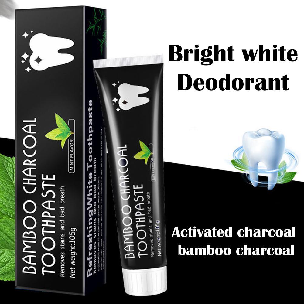Bambuskohle-Zahnpasta, Zahnauf – Teeth Whitening Charcoal Bewertung und Preis