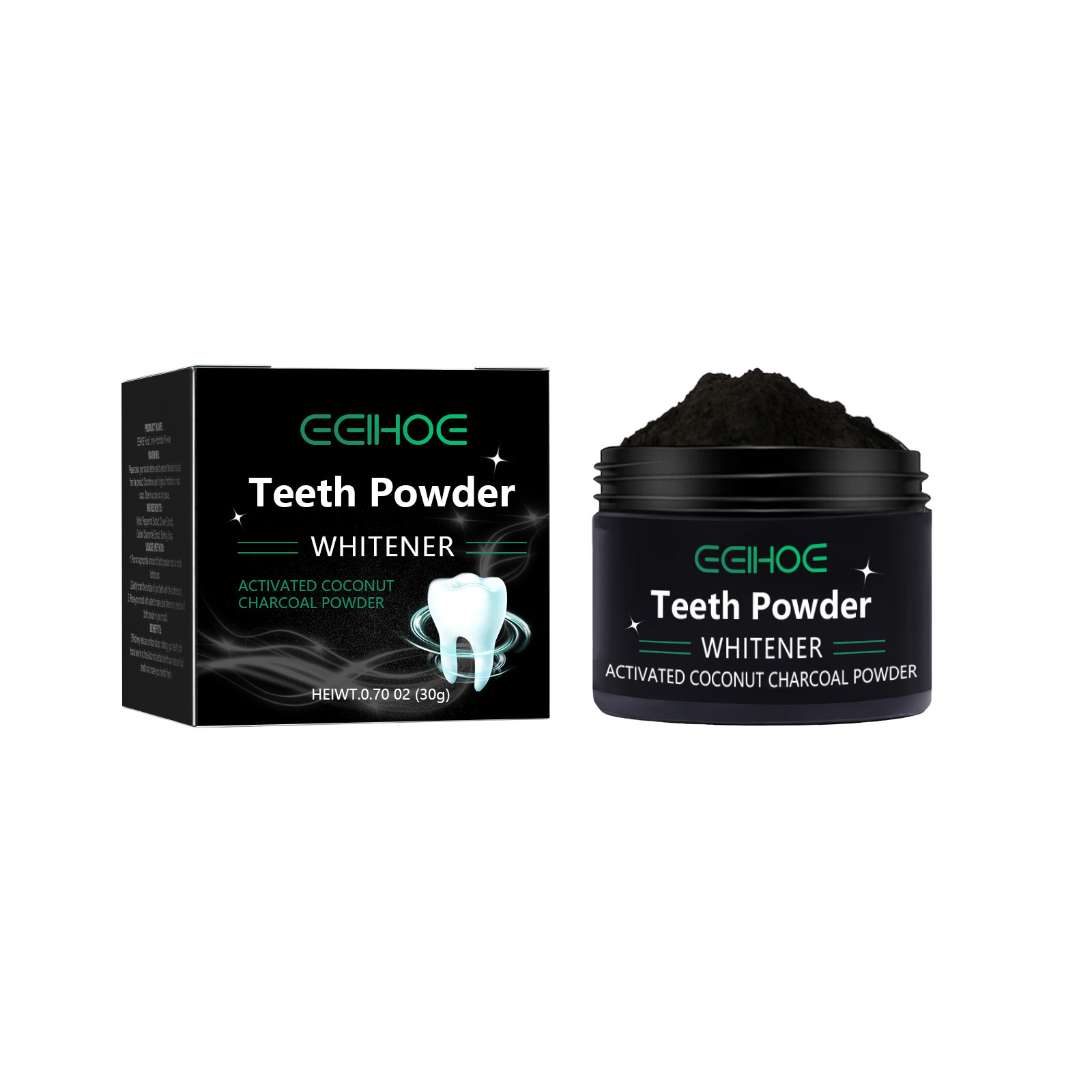 EELHOE Holzkohlepulver für Zah – Teeth Whitening Charcoal Bewertung und Preis