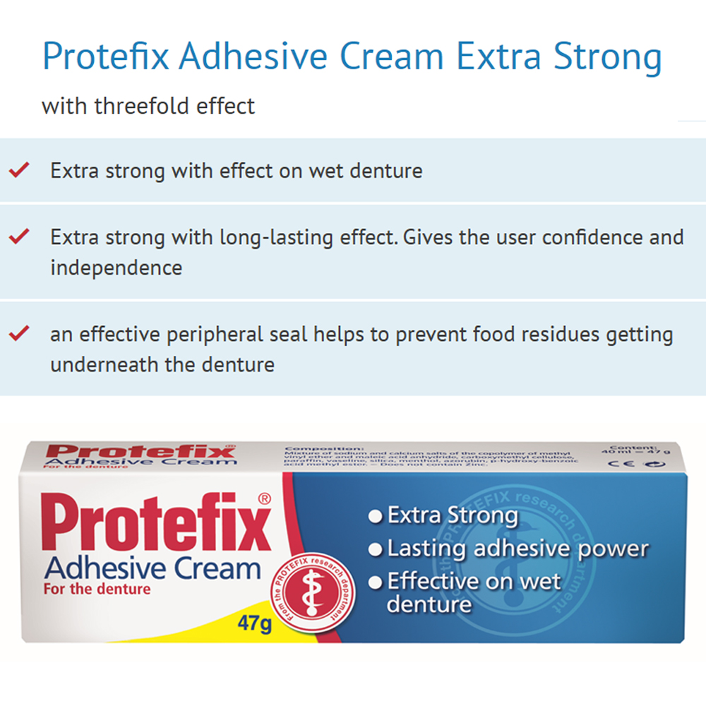 Protefix-Klebe creme zur Proth – Teeth Whitening Ingredients Bewertung und Preis