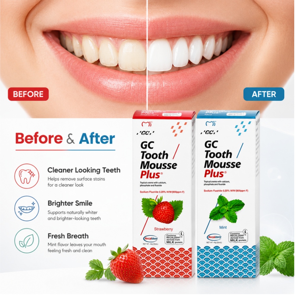 GCTooth Mousse Plus Minze-Erdb – Teeth Whitening Toothpaste Bewertung und Preis
