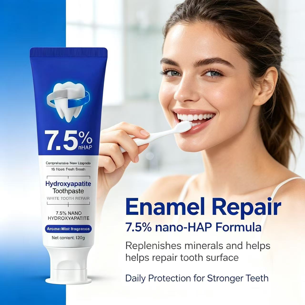7,5% Nano-Hydroxyapatit Zahnpa – Teeth Whitening Toothpaste Bewertung und Preis