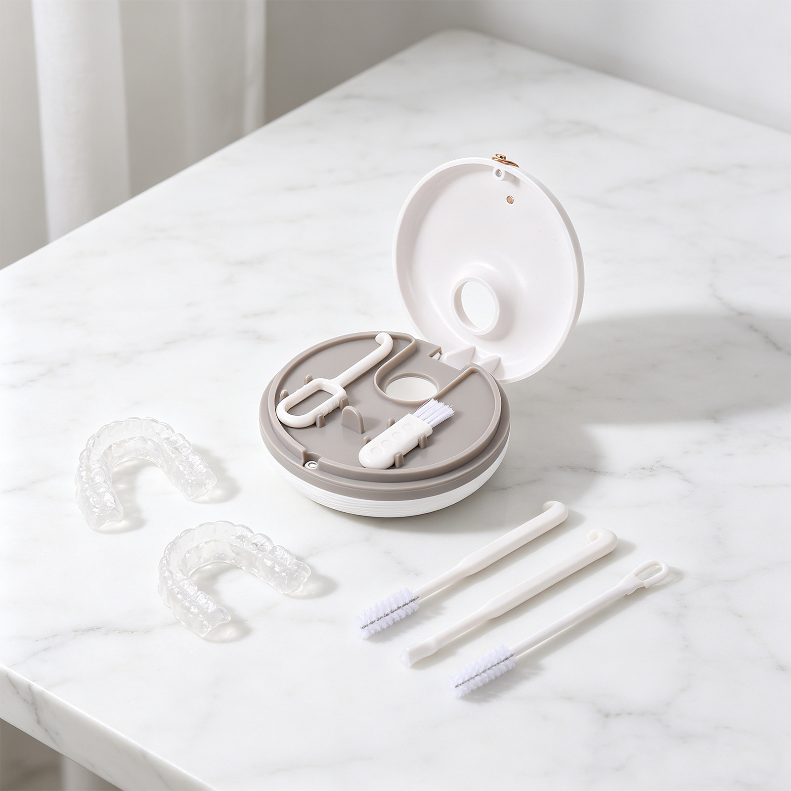 Klare, leichte Aufbewahrungsbo – Dental Guard Night Bewertung und Preis