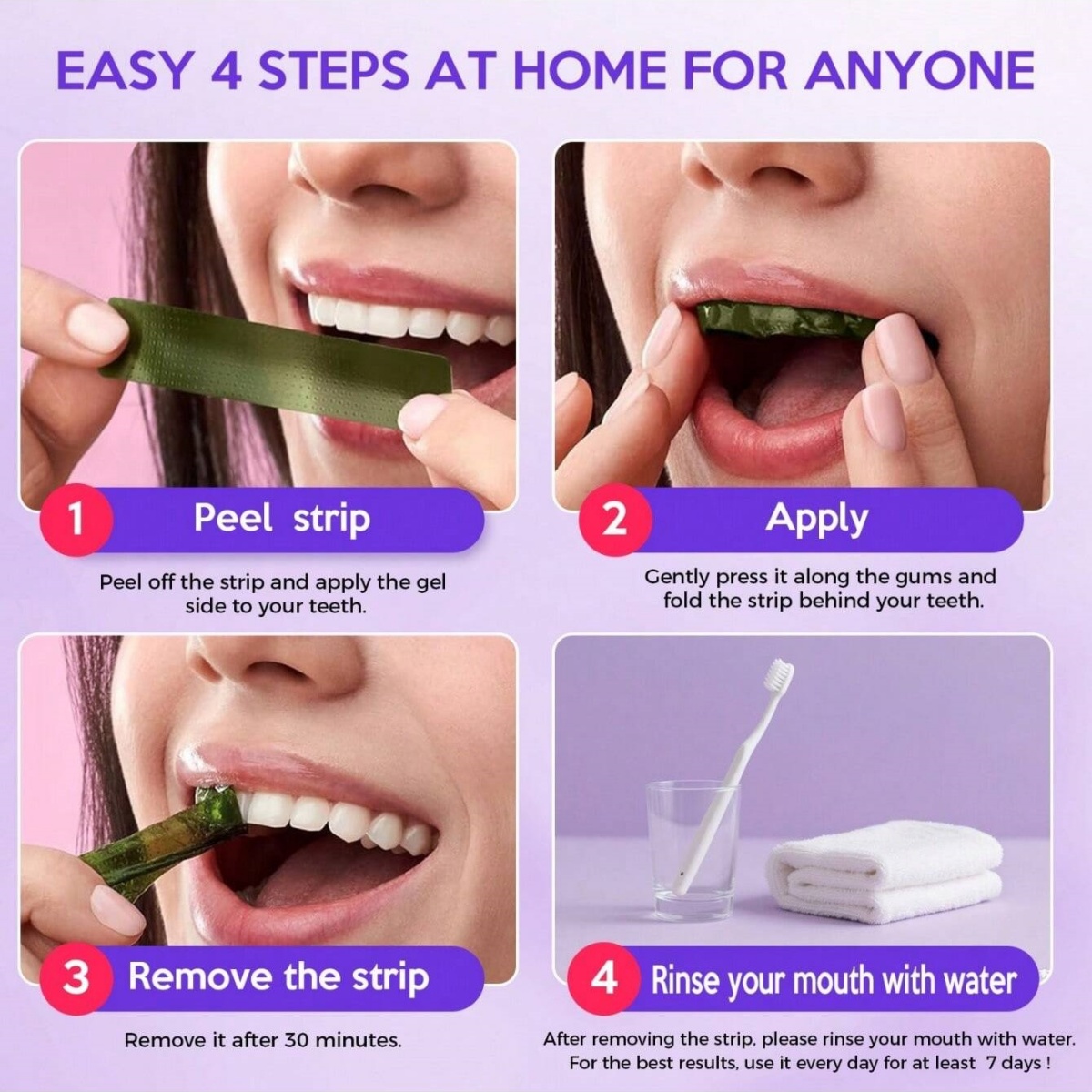Deluxe Zahnaufhellungsaufklebe – Teeth Whitening Hydrogen Peroxide Bewertung und Preis