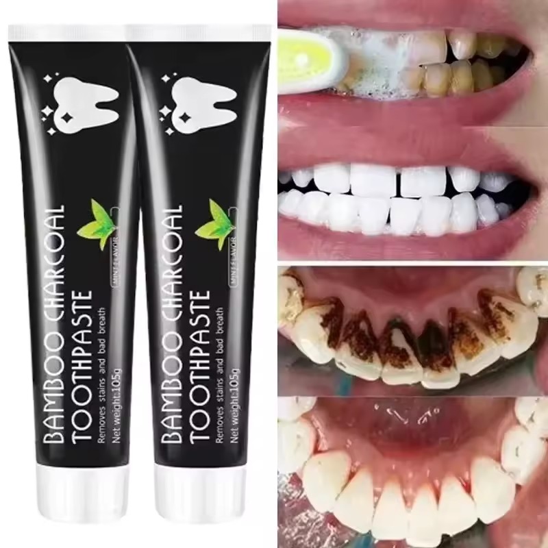 Aufhellende Zahnpasta mit Bamb – Teeth Whitening Charcoal Bewertung und Preis