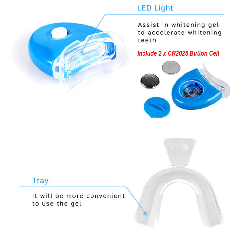 3/6/10 Zahnaufhellungsset, Gel – Led Mouth Tray Bewertung und Preis
