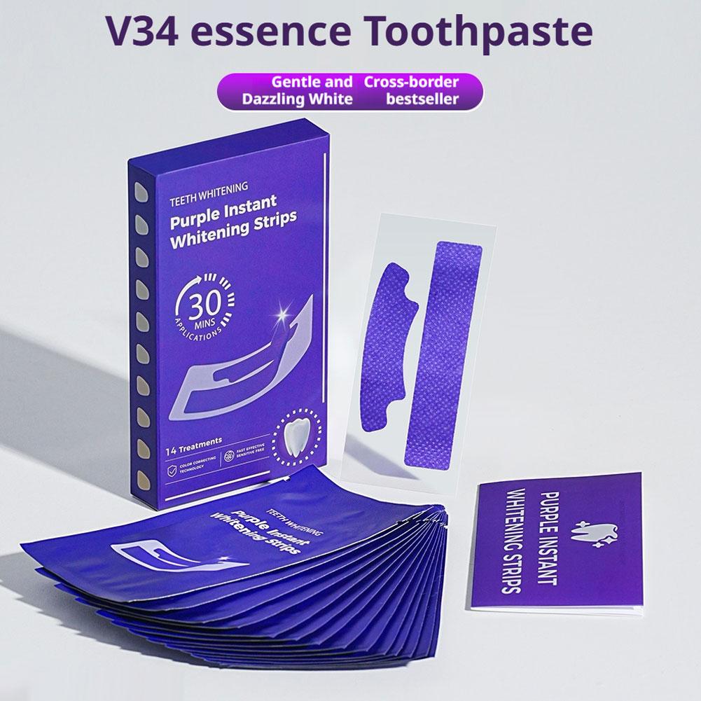 V34 Zahnaufhellungsstreifen -  – Teeth Whitening Retainer Bewertung und Preis