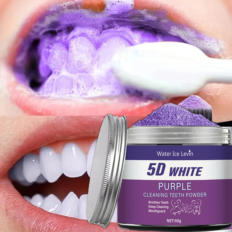 Lila Zahnaufhellungspulver, 50 – Teeth Whitening Charcoal Bewertung und Preis