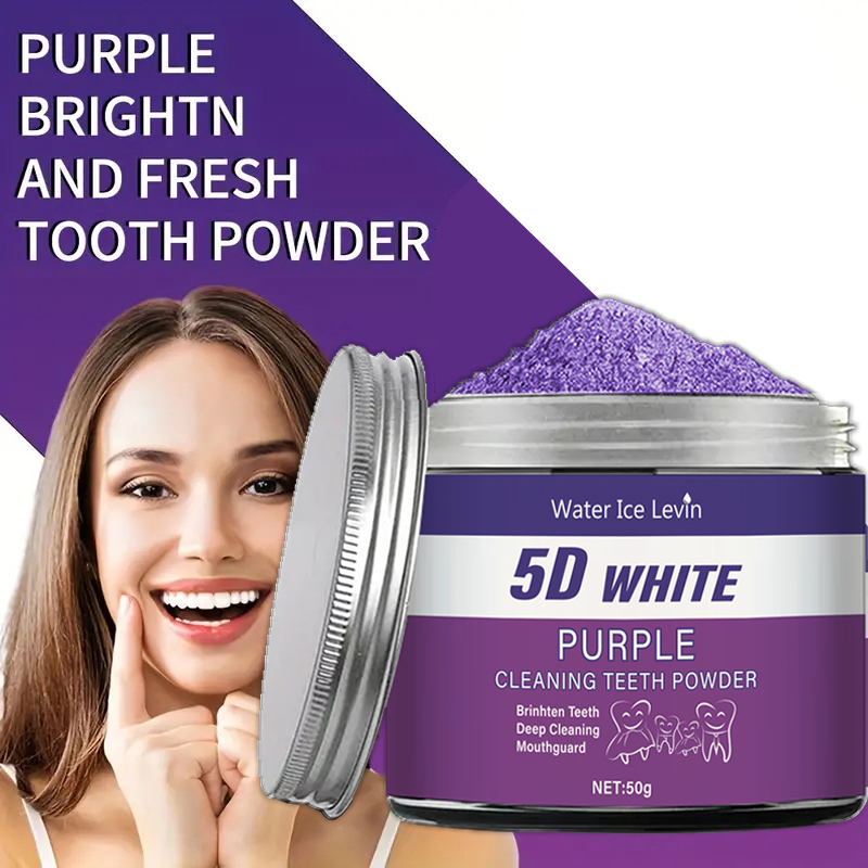 Lila Zahnaufhellungspulver, 50 – Teeth Whitening Charcoal Bewertung und Preis