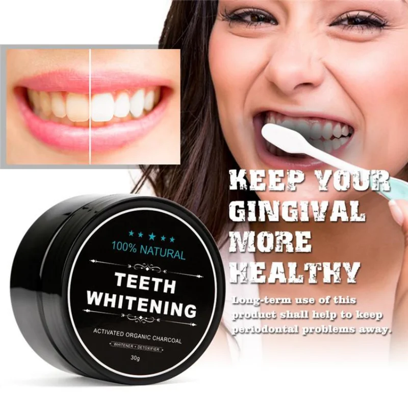 Zahnpulver in Lebensmittelqual – Teeth Whitening Charcoal Bewertung und Preis