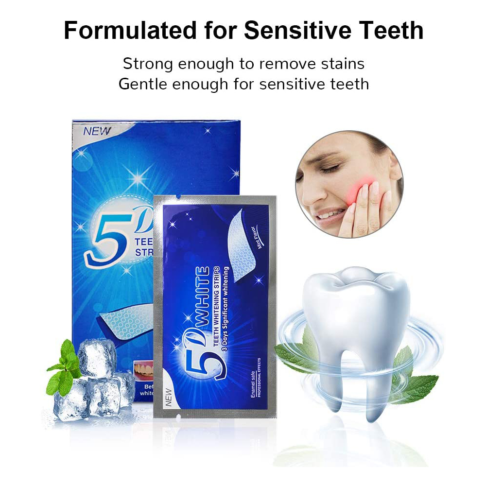 5D Weiße Zahnweißstreifen, Auf – Teeth Whitening Retainer Bewertung und Preis